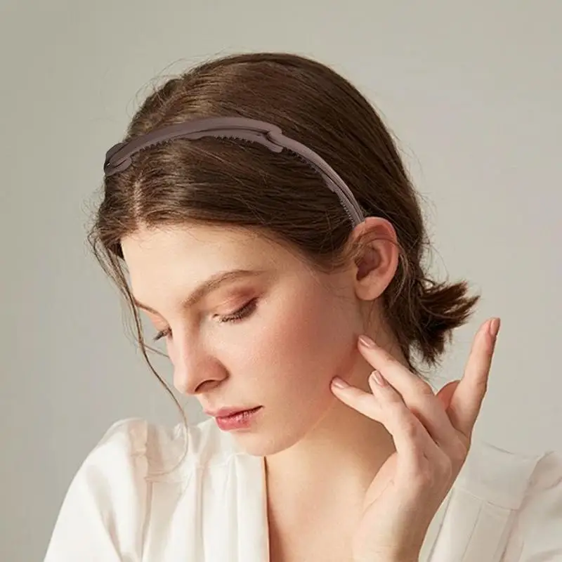 Folded Hair Bands Foldable Travel Headband Telescopic Folding Headband Multipurpose Hairband Hair Clips Hoop For Women