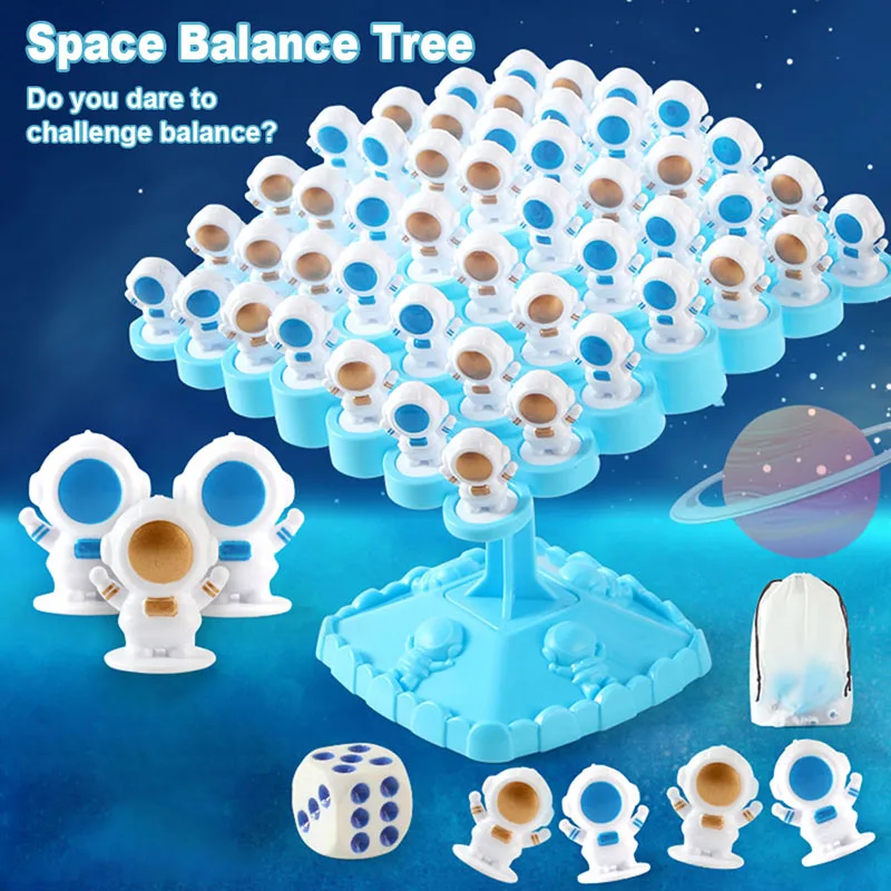 Astronaut balansboom spel voor ouder kind interactie_voghion.com