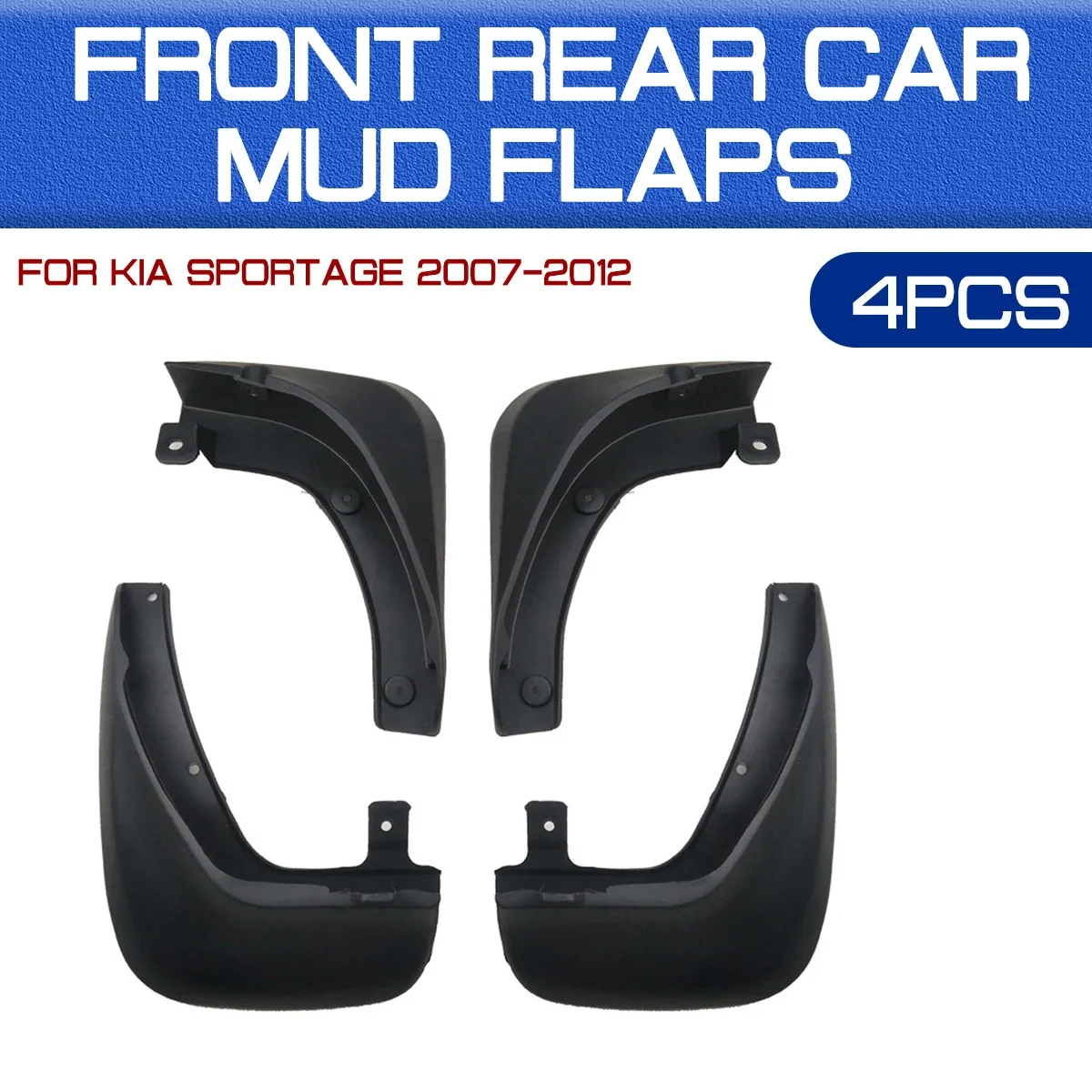 

Car Front Rear Car Mudguards Fender Flare Mud Guard Flap Anti Splash Mudflap for KIA Sportage 2007-2016 For Sportage R 2011-2019