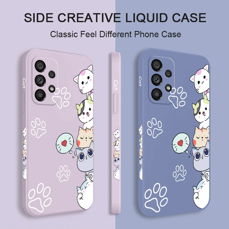 Whimsical Stacking Cats Phone Case