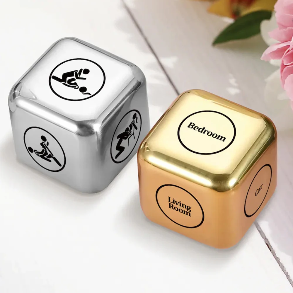 

Night Date Decision Dice for Couple, Love Position Select Dice for Lover, Wedding Valentines Day Gifts Idea for Him Her Girlfrie