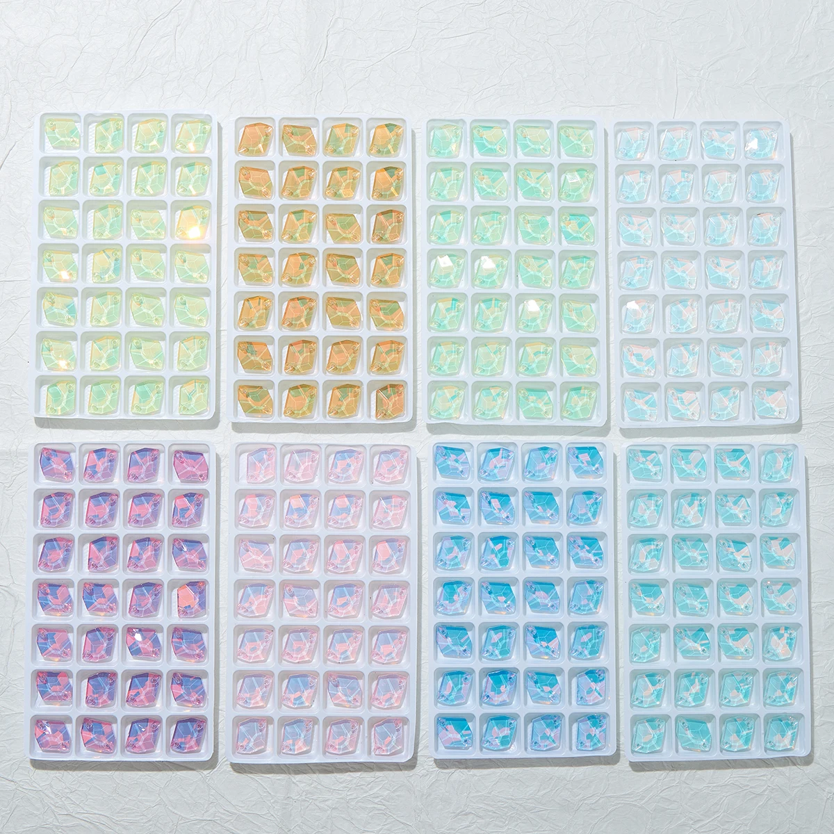 Opal Mocha Cosmic Sew On Rhies Glass Crystal Strass Flatback Sewn Rhie Sewing Stones For Wedding Dresses Needlework