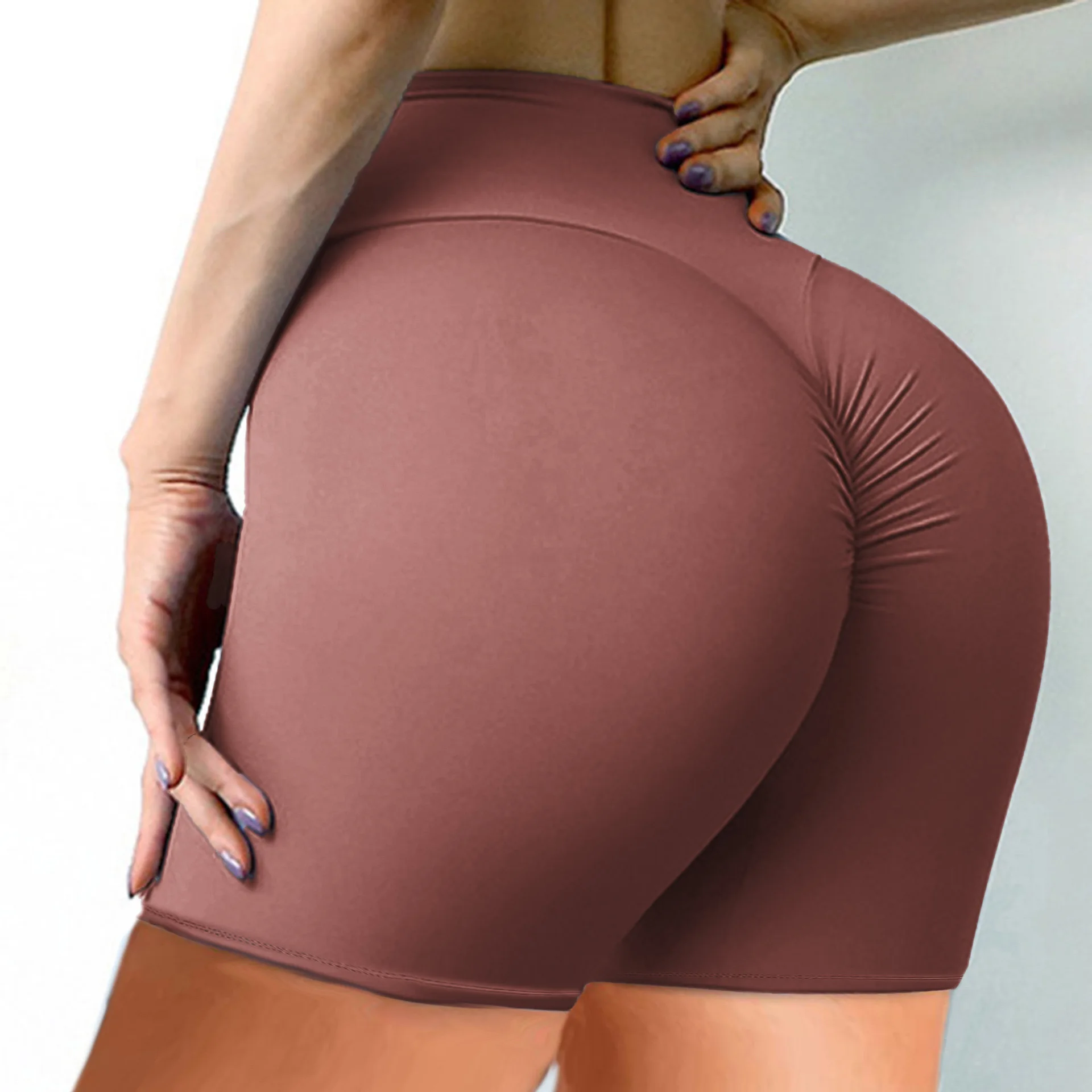 Running Shorts Yoga Shorts Fitness Shorts Lady Yoga Shorts High Waist Workout Shorts Fitness Yoga Lift Butt Fitness Women Gym Running Short Pants Sportswear