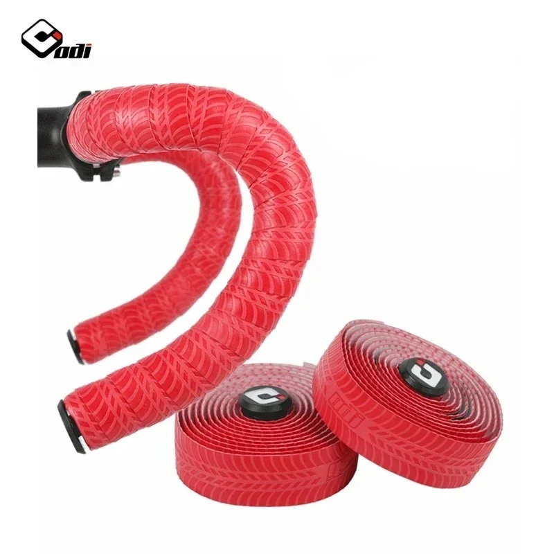 ODI Road Bike Bar Tape Anti Slip Bicycle Handlebar Cover Tire Pattern Gravel Speed Race Handles Wrap Bar Ribbon Bike Accessories