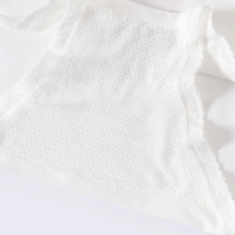 4PCS Cotton Soft Antibacterial Girls Briefs Kids Cute Print Panties 3+y Young Children Clothing Breathable Comfort Underwears