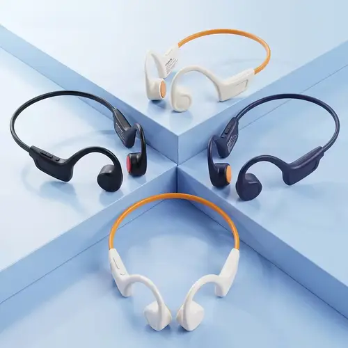 Open-ear Bone Conduction Headphones, Wireless Ear-hook Sports Headset with Microphone, 16 Hours Playback, BT 5.3 Stable Connection, HiFi Stereo, Hands-free Calling for Running & Cycling - Image 3