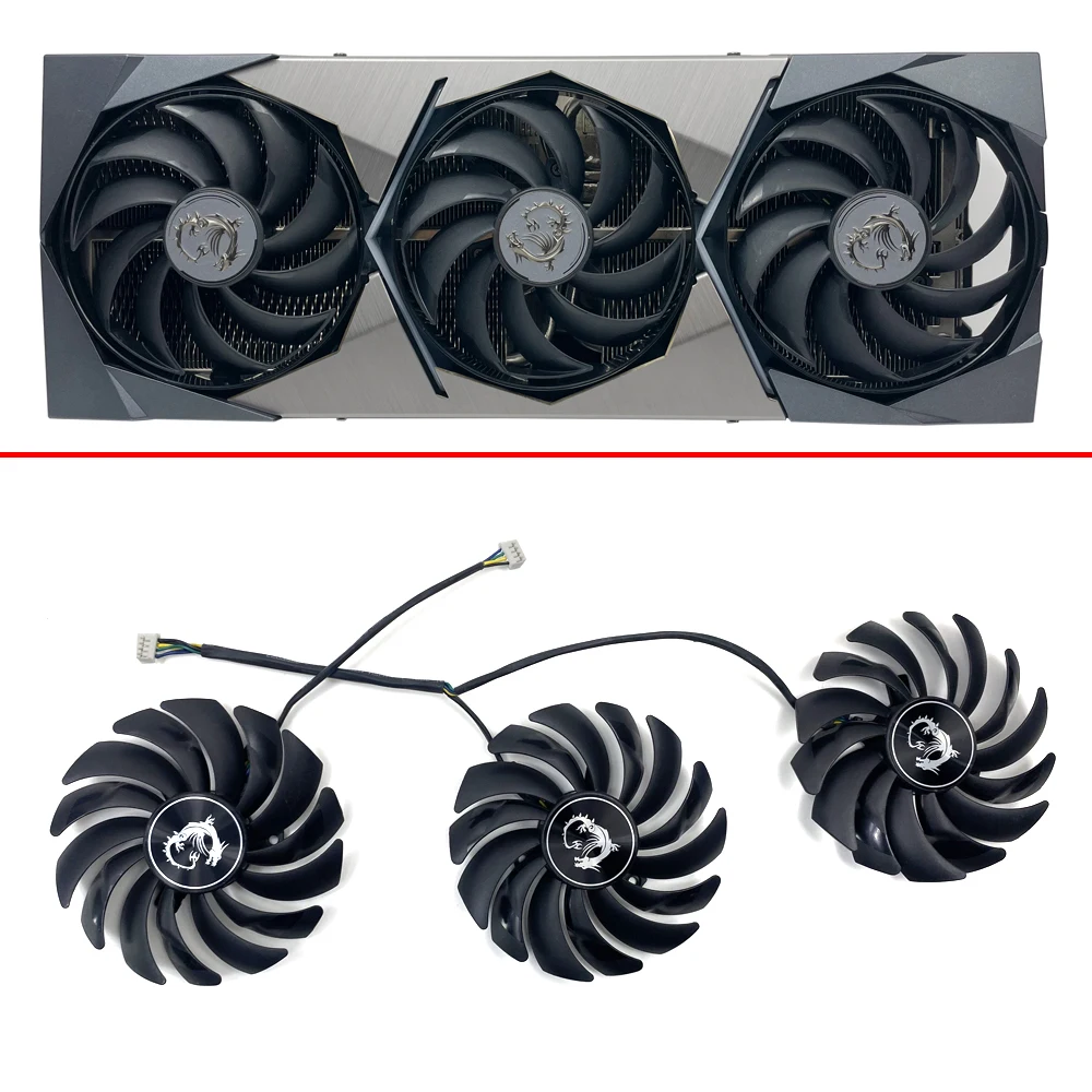 Ventola Di Raffreddamento Fai-Da-Te A 4Pin Da 95Mm Muslimexayb Rtx3090 3080 3070 3080 Ventola Gpu Per Ventola Video Msi Rtx3090 3070 Ti Suprim