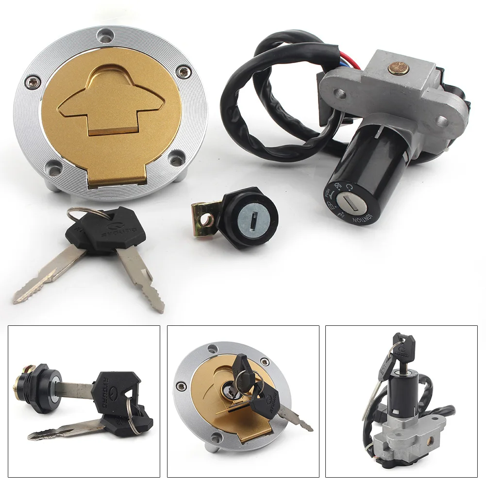 

Motorbike Ignition Switch Assembly Fuel Gas Cap Seat Lock Set For Ducati Monster 620 750 900 ST2 ST4 916 996 998 748