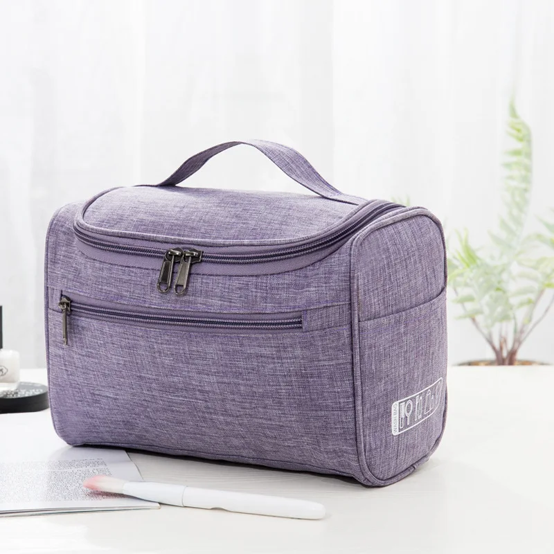 New Cation Shower Cosmetic Bag Toiletries High Quality Travel Pouch with Hook Organizer Storage Hanging Bathroom Wash Cases