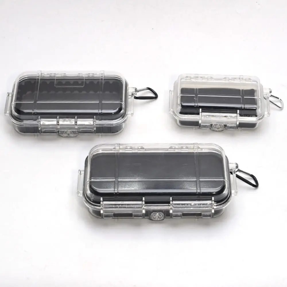 Tool Storage Box Durable ABS Camping Shockproof Transparent Sealed Storage Box Equipment Dry Professional Waterproof Toolbox