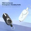 New Keychain Portable Power Bank Wireless External Battery Charger Cases Fast Charging for iPhone Series Samsung Xiaomi Android 3