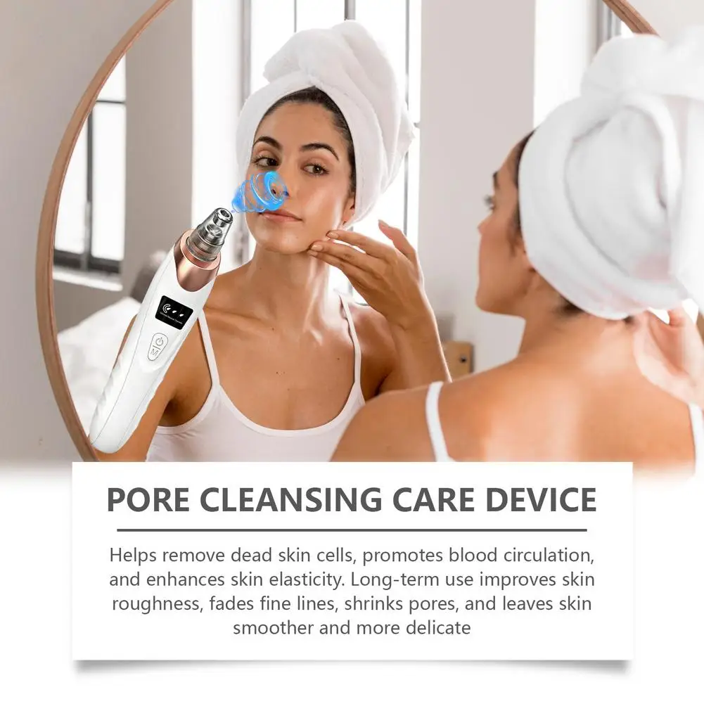 Electric Facial Cleanser and Blackhead Remover with Multiple Suction Modes
