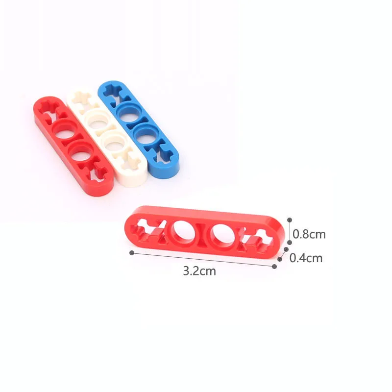 32449 Liftarm Thin 1X4 Axle Holes Bricks Collezioni Bulk Modular Gbc Toys For Technical Moc Buildings Blocks Compatibile