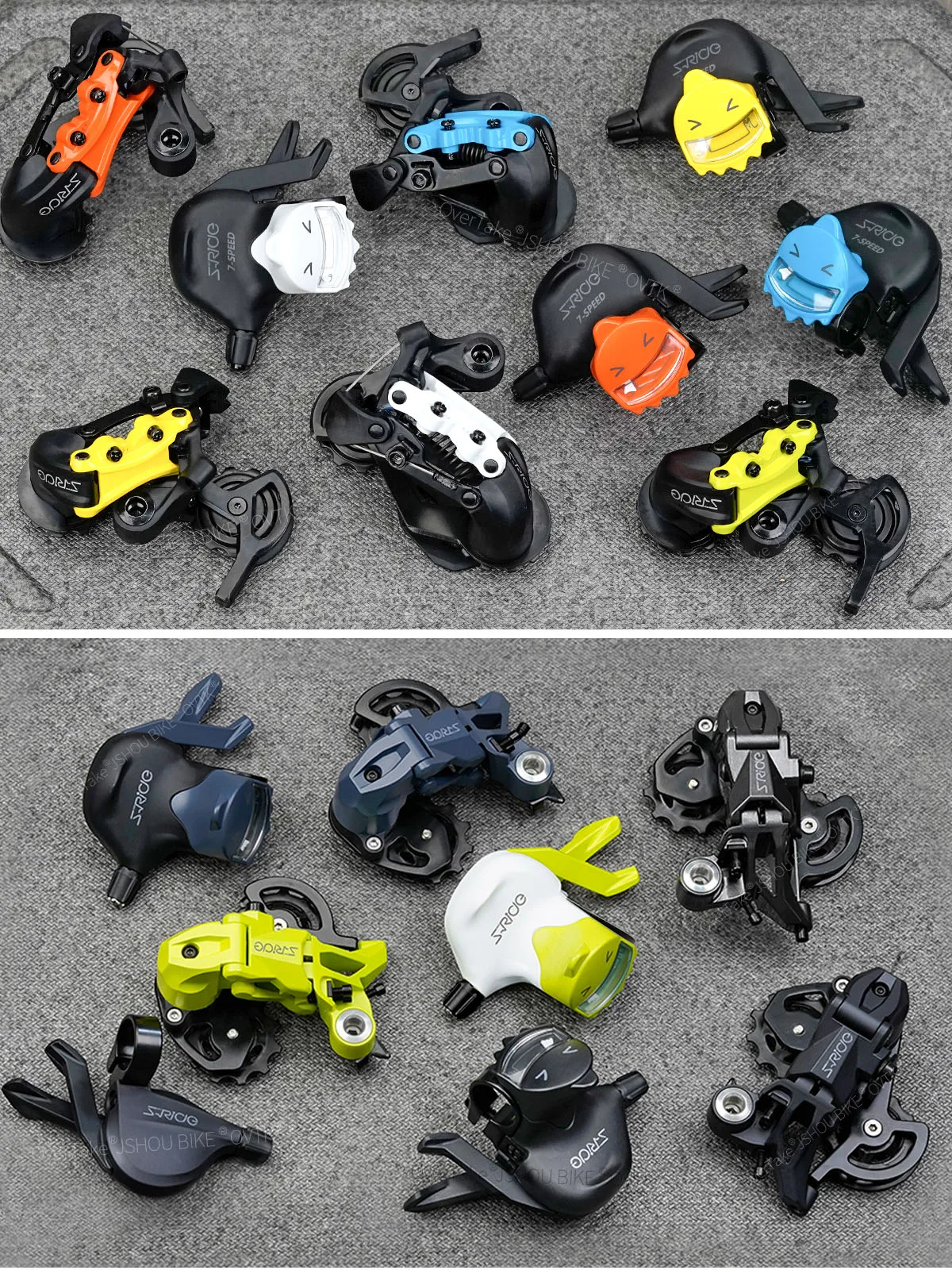 S-RIDE バイクシフターとリアディレイラーセットかわいい 7/8/9/10