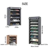 Shoe Rack Organizer Dustproof Shoe Cabinet Multilayer Minimalist Nonwoven Home Furniture Space-saving Cabinets Shoe Shelf 2
