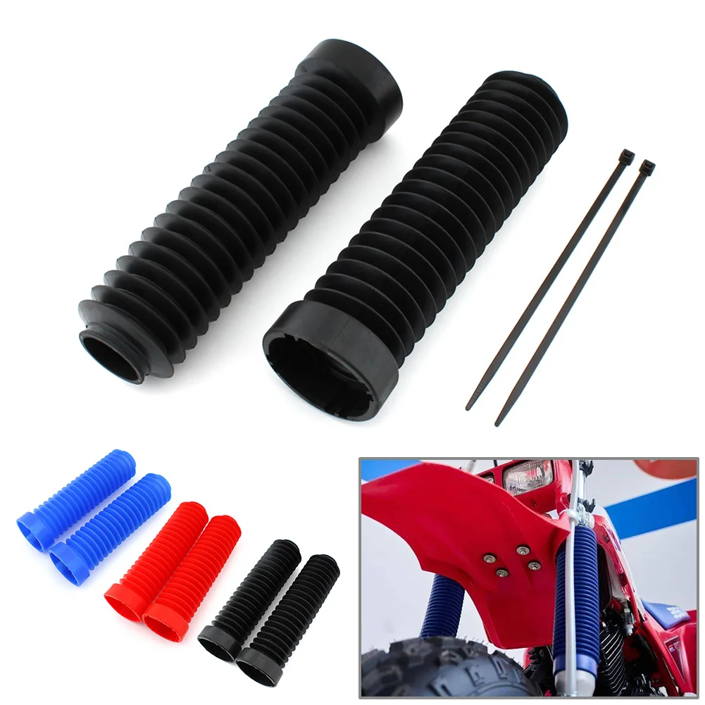 

1Pair Motorcycle Front Fork Shock Boots For Honda ATC 250R 1983-1986 For 350X ATC 1985-1987 Black/Red/Blue