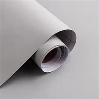 วอลล์เปเปอร์สีทึบด้านทนต่อสิ่งสกปรกกันน้ำกันความชื้นวอลล์เปเปอร์กระดาษปรับปรุงบ้านและห้องนอน 5