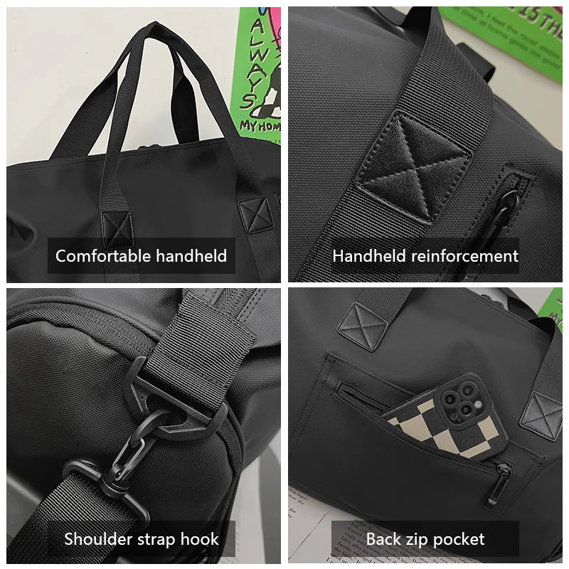 Basketball Sports Bag waterproof travel bag fitness luggage printed pattern name