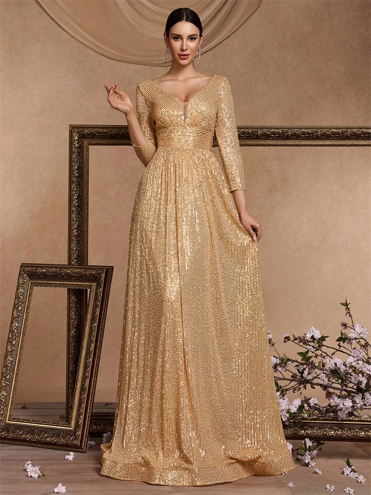 aliexpress evening dresses long sleeve Evening Dress Muslim Velvet Gown With High Neck, Long... From Greatvip, $114.77