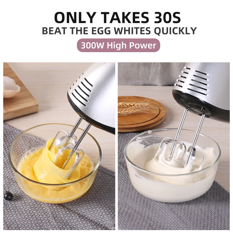 SUNATUR Hand Mixer 110-240V Blender 300W Electric 3 in 1 Mixer Kitchen Appliances Machine for Baking handheld blender food mixer