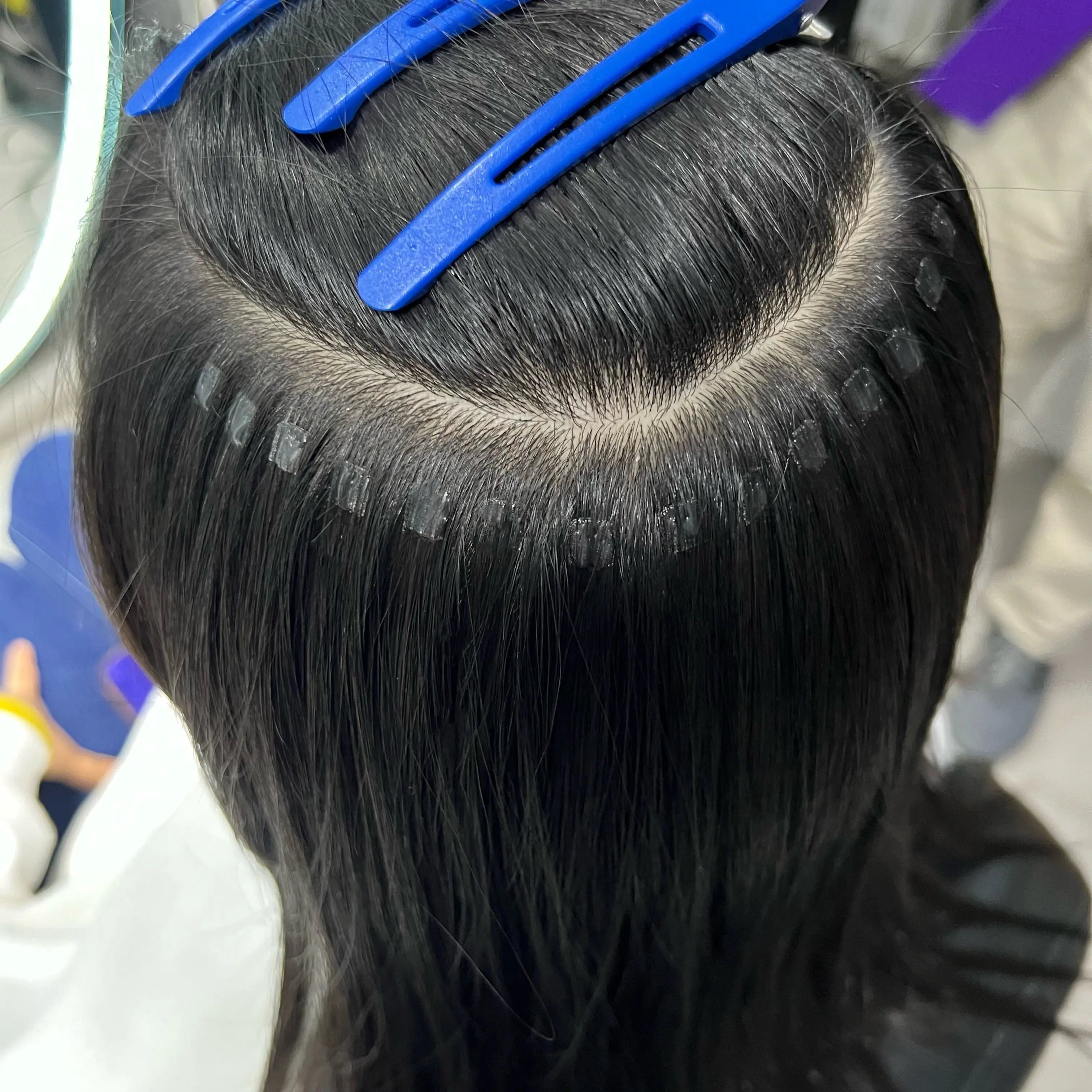 V light system the best selling tape hair extension tool in 2022 V light hair extension machine system hair extension set 3