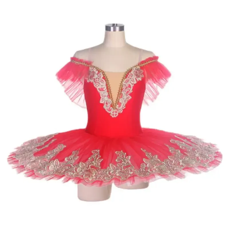 

Blue Red Purple Pink White Swan Lake Professional Tutu Ballet Costume Princess Girls Ballerina Party Dress Pancake Ballet Tutu