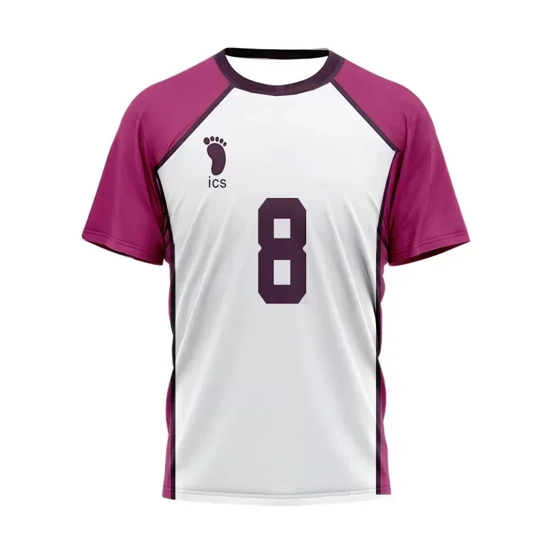 Summer Hot Selling Men's and Women's Volleyball Shirts 3D Printed T-shirt Summer Fashion Casual Breathable Exercise Clothing