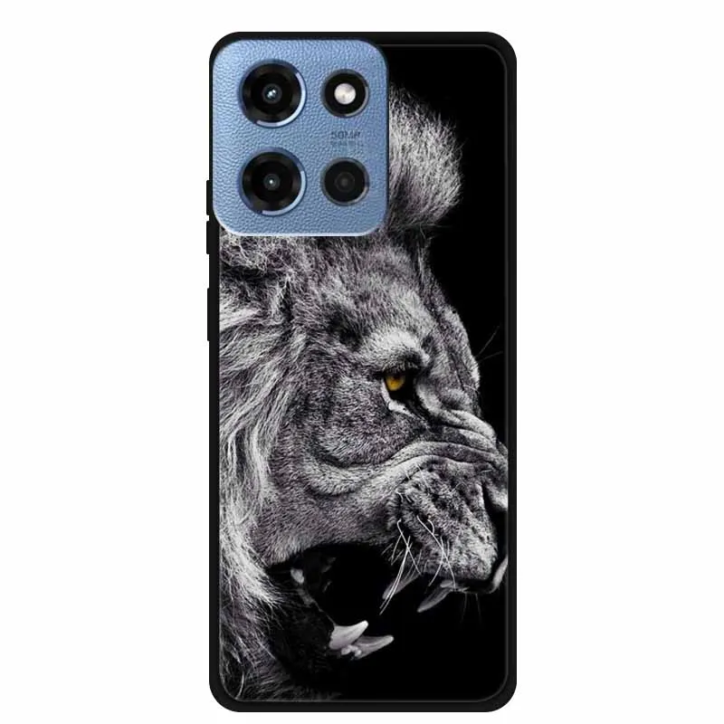Animal Design Soft Silicone TPU Protective Phone Case - Shockproof Back Cover