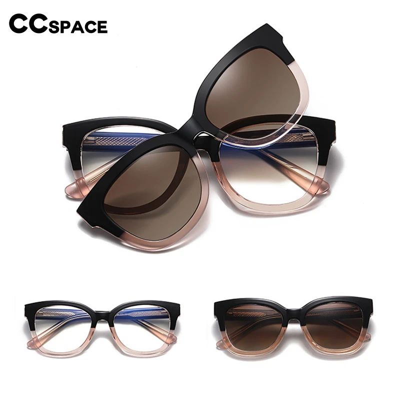 Aditivo Inolvidable Contando insectos Gafas de sol polarizadas multifunción para mujer, anteojos de sol  polarizados con 2 lentes abatibles, antiluz azul, monturas de gafas de moda  para ordenador, 55109| | - AliExpress