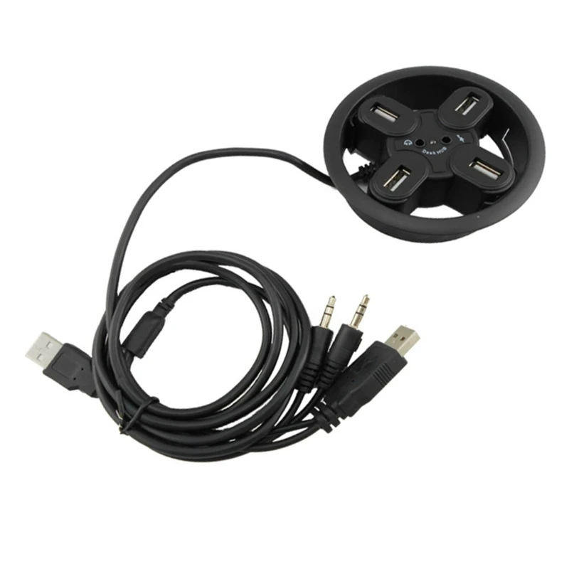 

Office Computer 4 Port USB 2.0 Splitter High Speed Hub Converter for PC Laptop Tablet for Windows for Mac