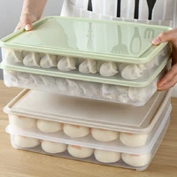 Domestic Refrigerator Quick Frozen Water Dumpling Storage Box Food Freezer Box Box Kitchen Accessories Preservation Sealed Box 1