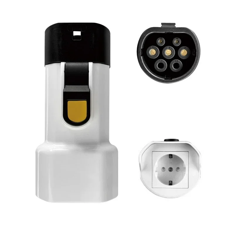 Smart Discharge V2L Vehicle to Load Type 2 V2L Discharger Type2 Car Discharge EV Cable Adapter For MG BYD Kia Hyundai Xpeng,v2l connector,ev charging adapter