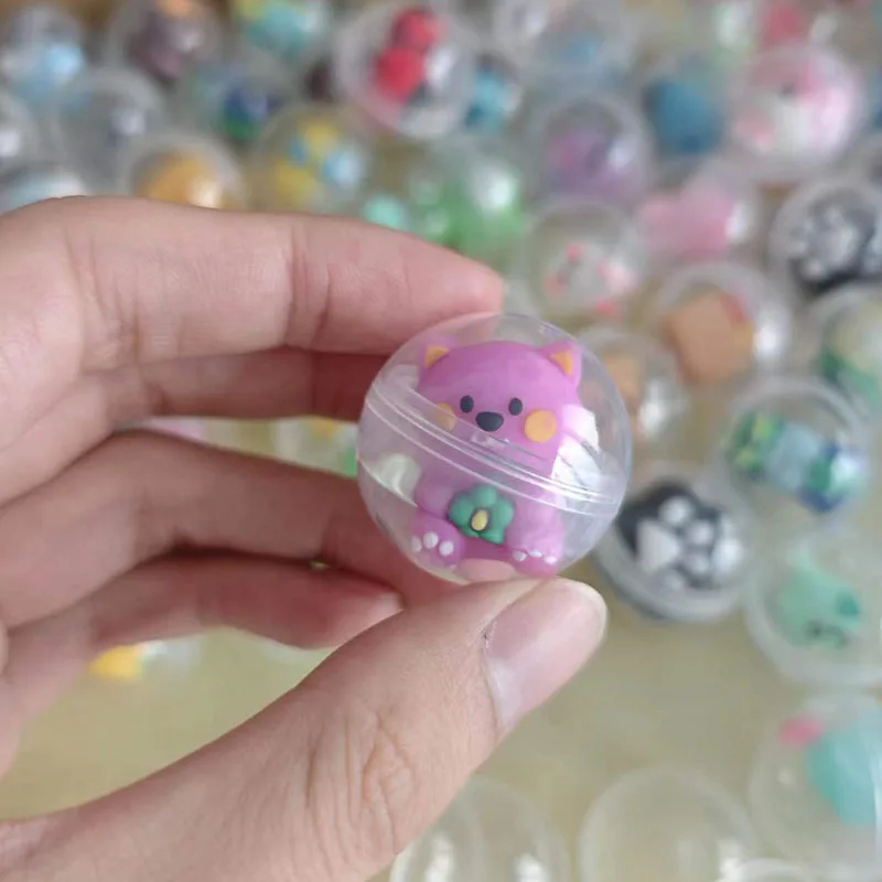 New 32MM Fun Mixed Surprise Capsule Egg Toy Kids Birthday Party Favors Christmas Back to School Gifts Kindergarten Prizes 2