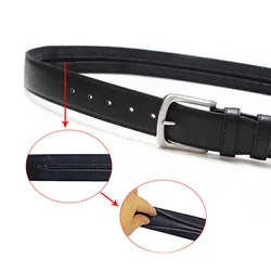 Men's Zipper Wallet Belt Environmental Protection PU Inner Clip Anti-theft Zipper Pin Buckle Belt Leisure Zipper Wallet Belt