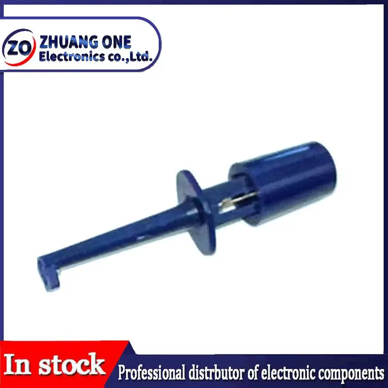 12 pezzi mini sonda di prova con clip a gancio singolo per test elettronici IC Grabber clip di prova con gancio a coccodrillo rotondo di grandi dimensioni  13