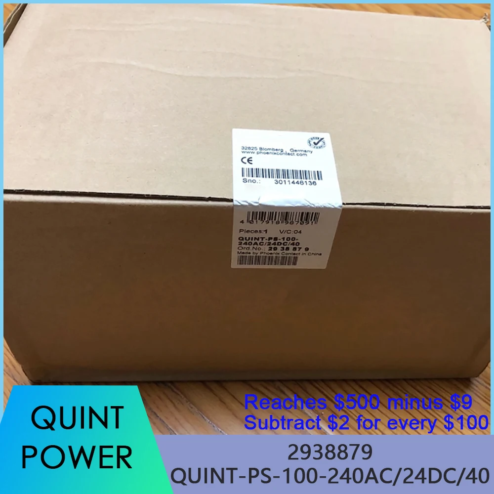 2938879 QUINT-PS-100-240AC/24DC/40 QUINT POWER For Phoenix Switching Power Supply Fast Ship High Quality 2 2938879 QUINT PS 100 240AC 24DC 40 QUINT POWER For Phoenix Switching Power Supply Fast Ship
