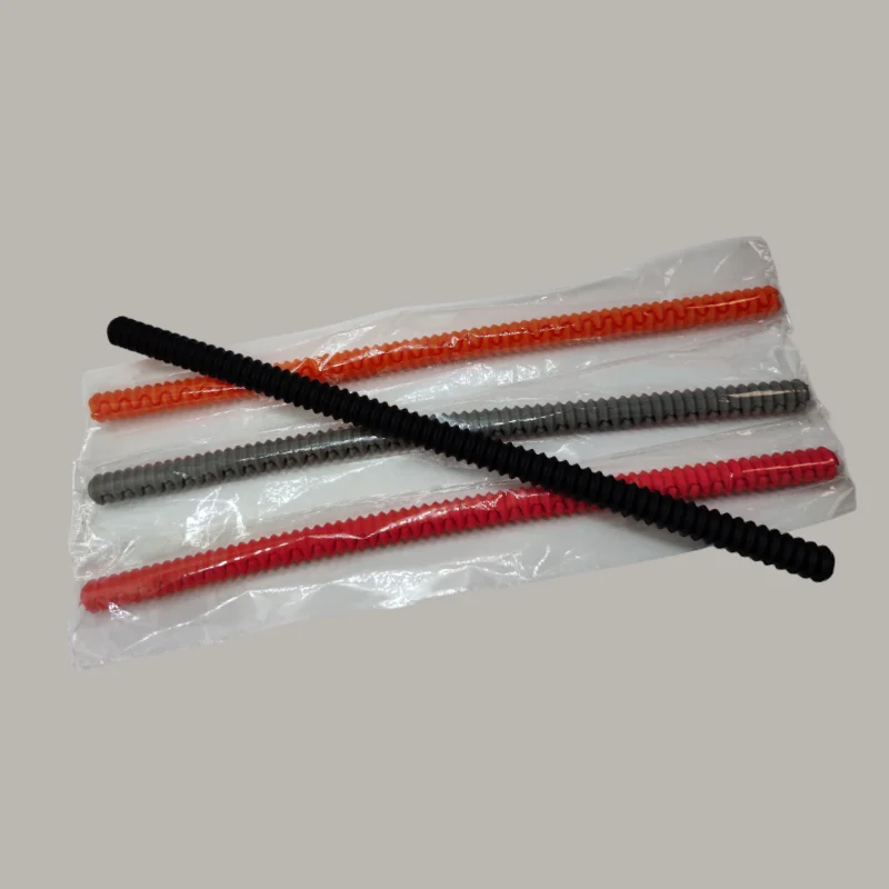 1pc Silicone Threaded Heat Resistant Oven Rack Edge Protector Guard Cover Microwave Oven Anti-Hot Bar Kitchen Baking Accessories
