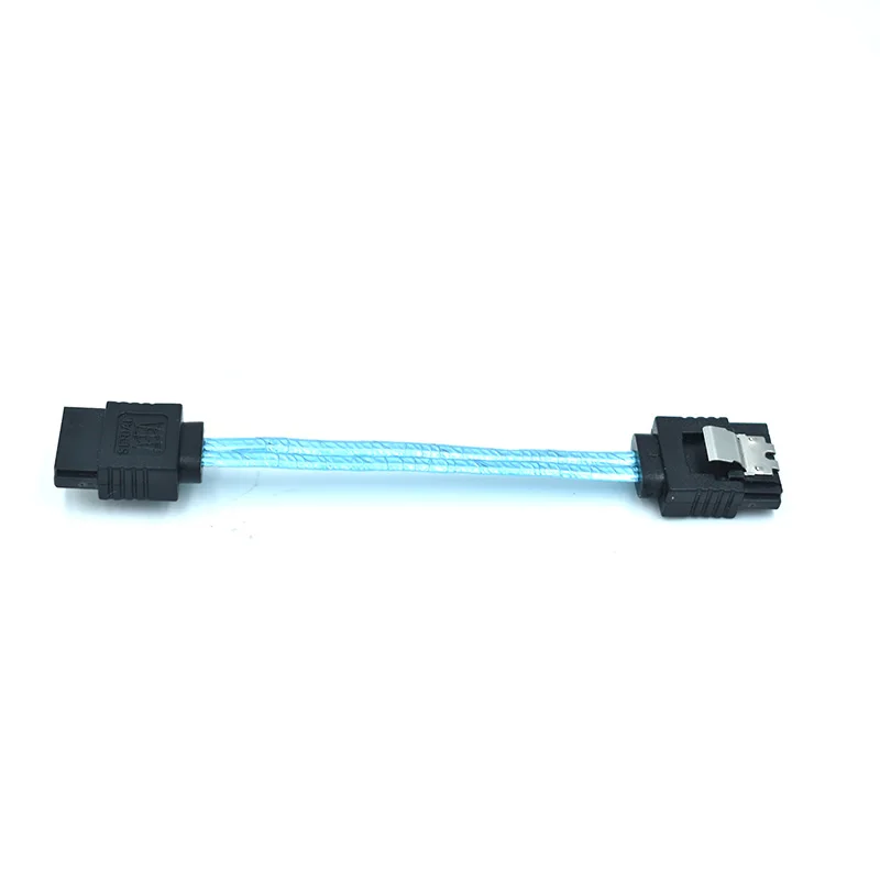 Short Thin SATA3.0 Straight SATA to SATA 6Gb Cable Flexible Data Cable with locking lacth for Hard Drive SDD HDD