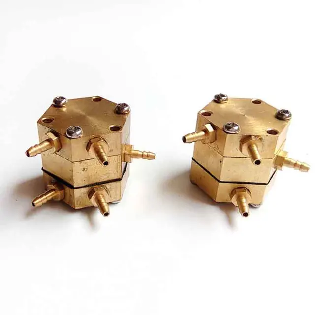 2pcs Dental Water Air Valve Water Copper 4 Connectors For Dental Chair Unit Spare Part Dental Equipment Dentist Dentisty