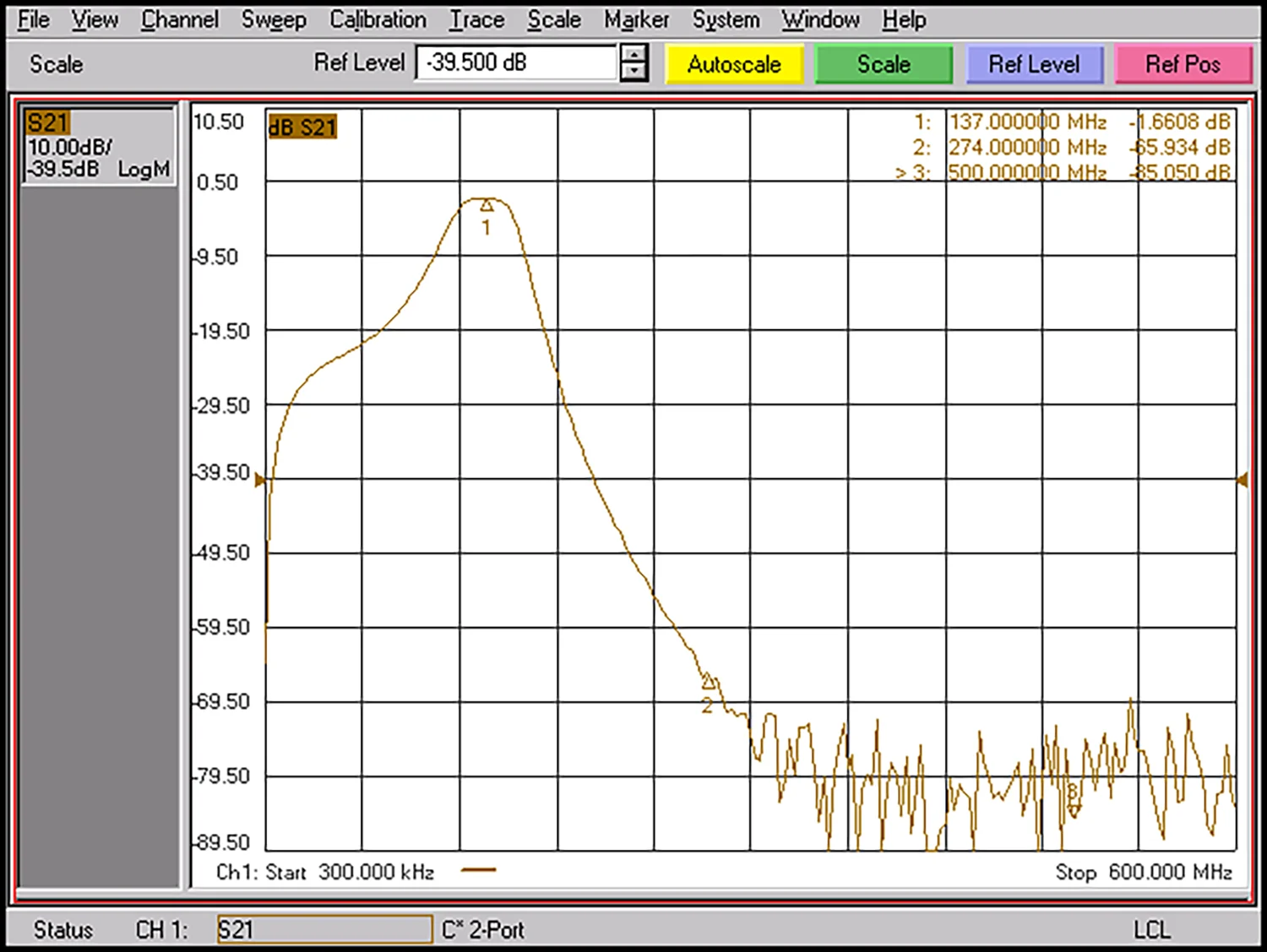 137M SAW BPF Bandpassfilter 137MHz 140MHz Kommunikationsband für 127-147MHz VHF RF-Signalsender und -empfänger. – Detail 3