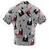 Chibi Strawhat Crew Pattern One PieceButton Up Hawaiian ShirtFashion Trend Breathable Loose Versatile Casual Sports Summer Men 4