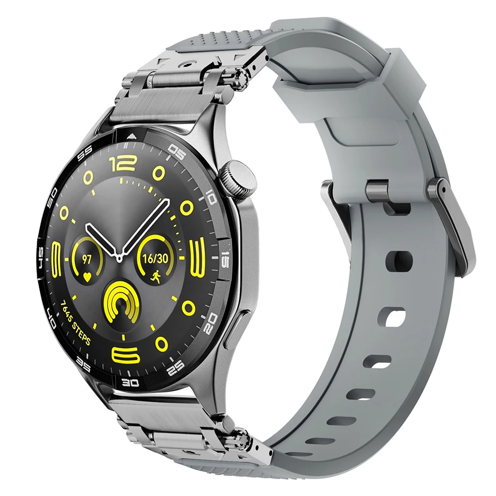 Versatile 22mm Rubber Loop Watch Strap