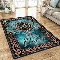 Nordic Vikings Tree of Life Norse Carpet for Living Room Home Decorations Sofa Table Large Area Rugs for Bedroom Floor Mat Tapis 1