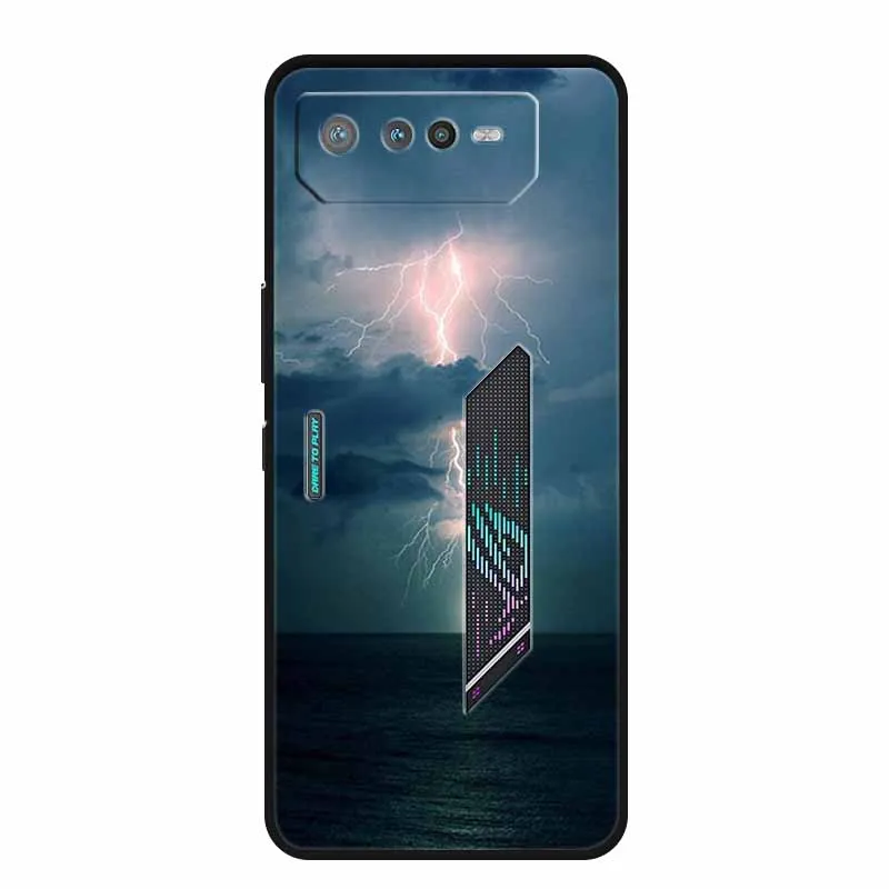 Fashion Soft TPU Silicone Back Case for Asus ROG Phone - Trendy Protective Phone Cover Bumper