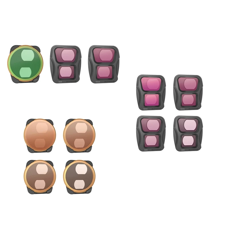 

SUNNYLIFE For Air 3 Filter Series Convenient Portable Multifunctional Replacement Parts Set,ND4 + ND8 + ND16 + ND32