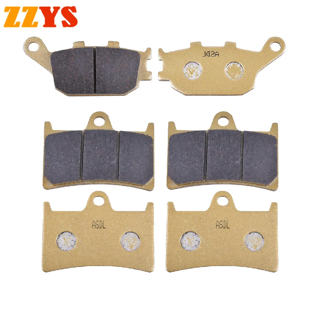 

Front Rear Brake Pads Disc Tablets For Yamaha FZ6 S2 Naked/Non ABS 4 Piston Caliper 5S5 2007-2009 YZF600 YZF-R6 YZF 600 R6 13S1