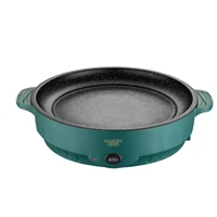 NEW Portable Multifunctional Non-stick Skillet Pan for Household Kitchen and Camping Use - Ideal for Frying, Grilling, and Barbe 1