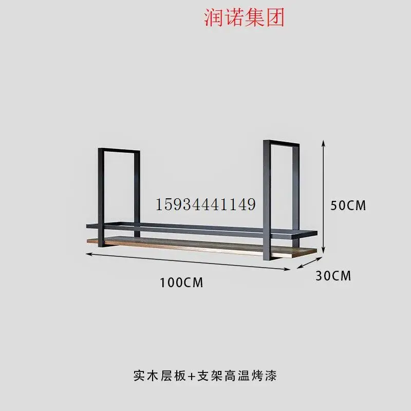 Air Hanger Wine Cabinet Ceiling Metal Industrial Hanging Bar Rack Wine Glass Manufacturers Solid Wood Bar Kitchen