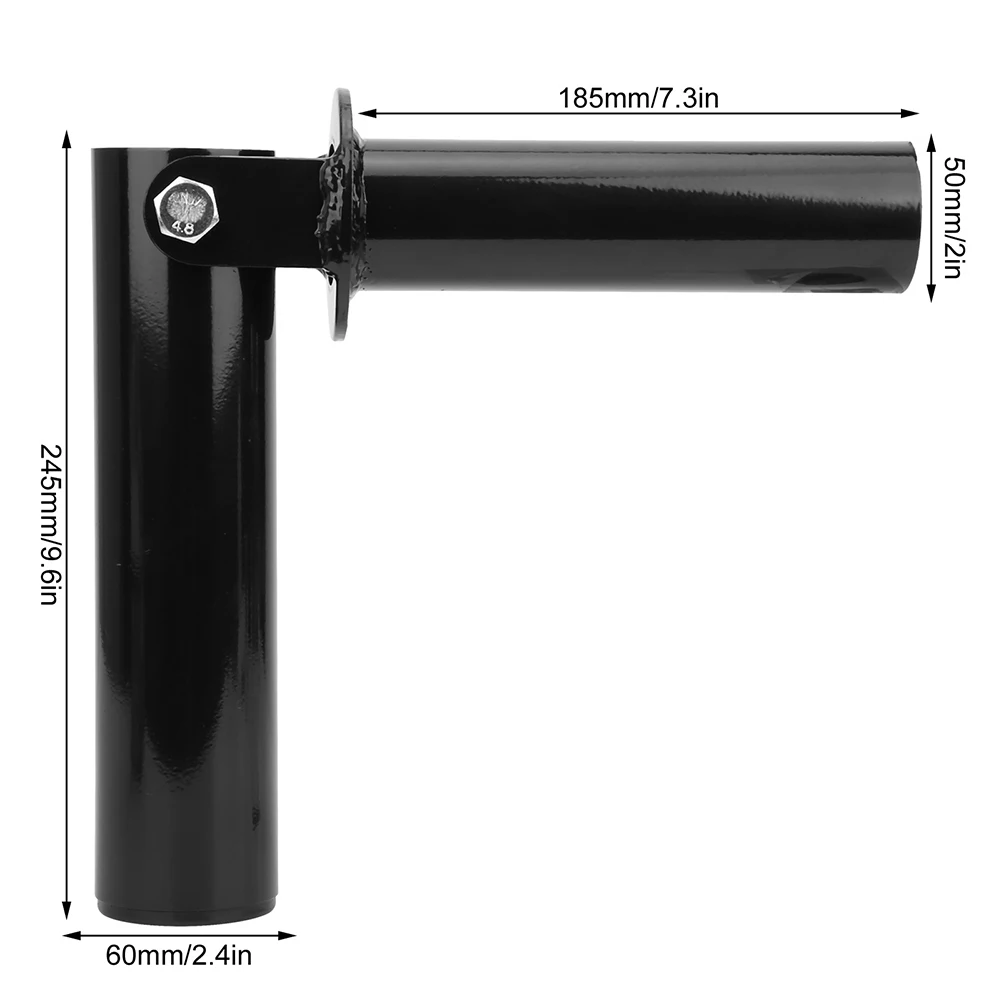 Rowing Barbell Core Training Rack Heavy-duty Steel High Low Pull Handle Fixed Base Bracket For 2inch Barbell T Bar Row Parts