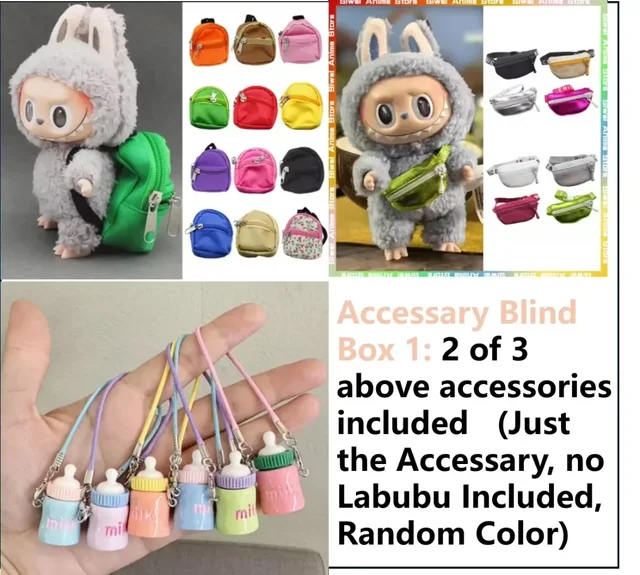Labubu Monster Doll Blind Box – Backpack Pendant & Heartbeat Macaron Mokoko Anime Figure, Perfect Collectible Gift 5